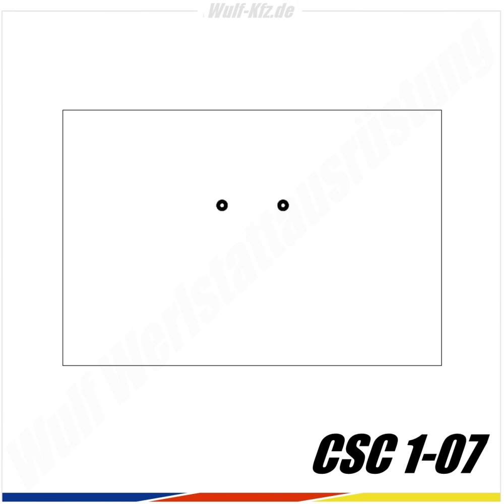 Hella Gutmann CSC-Tool Kalibriertafel Mazda CSC 1-07